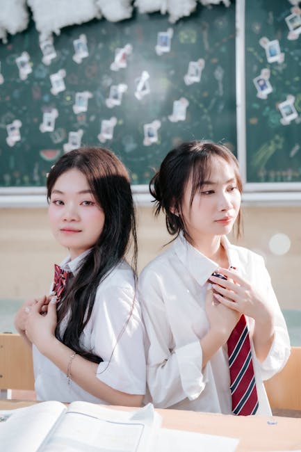 Students in a classroom